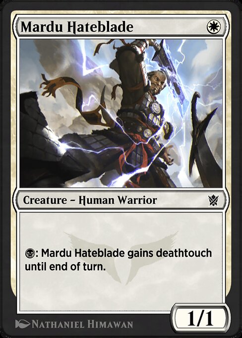 Mardu Hateblade — art by Nathaniel Himawan