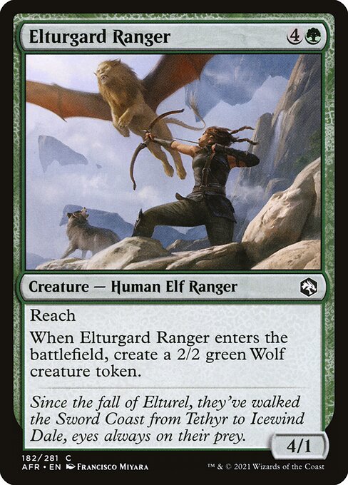 Elturgard Ranger — art by Francisco Miyara