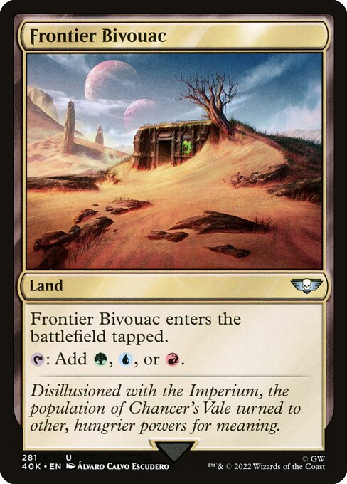 Frontier Bivouac — art by Álvaro Calvo Escudero