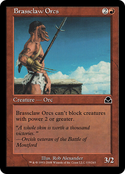 Brassclaw Orcs — art by Rob Alexander
