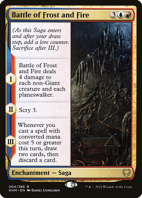 Battle of Frost and Fire — art by Daniel Ljunggren