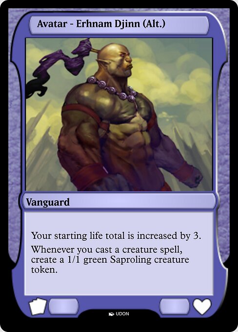Erhnam Djinn Avatar — art by UDON