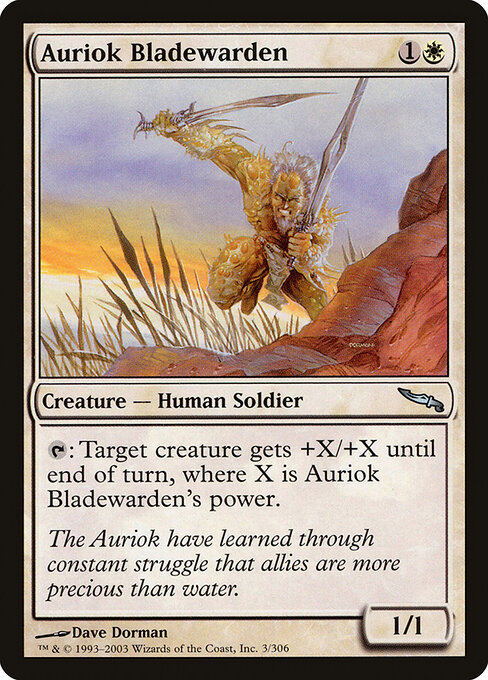 Auriok Bladewarden — art by Dave Dorman