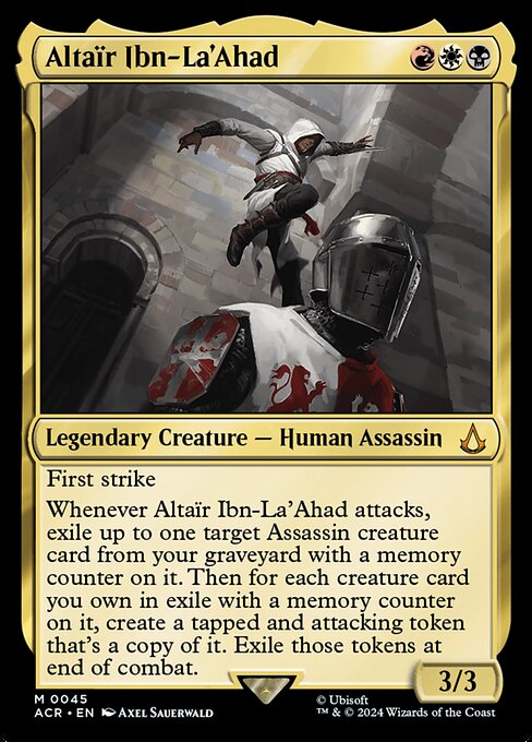 Altaïr Ibn-La'Ahad — art by Axel Sauerwald