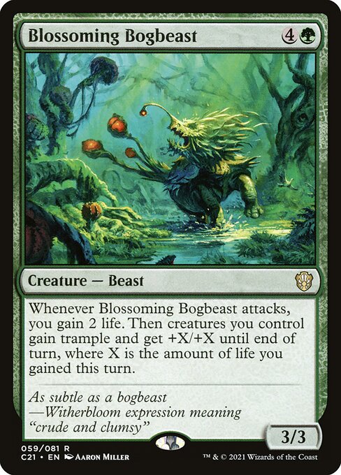 Blossoming Bogbeast — art by Aaron Miller