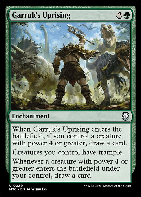 Garruk's Uprising — art by Wisnu Tan