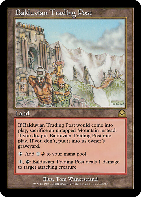 Balduvian Trading Post — art by Tom Wänerstrand