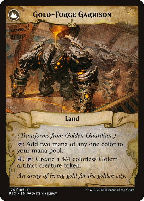 Golden Guardian // Gold-Forge Garrison — art by Svetlin Velinov
