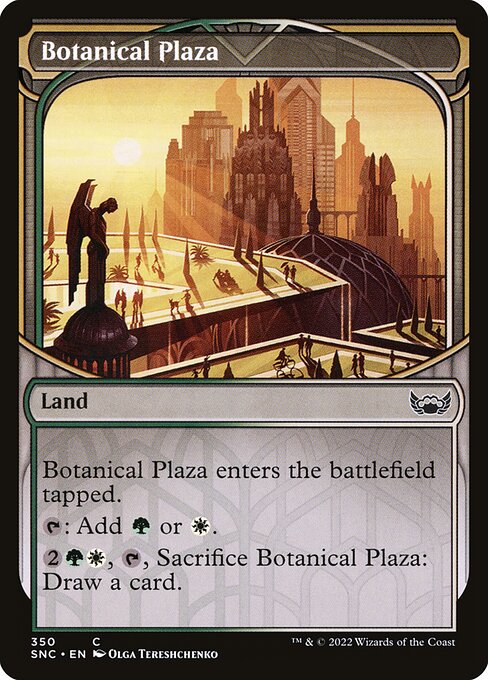 Botanical Plaza — art by Olga Tereshenko