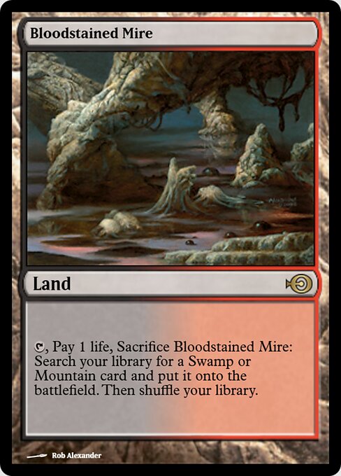 Bloodstained Mire — art by Rob Alexander