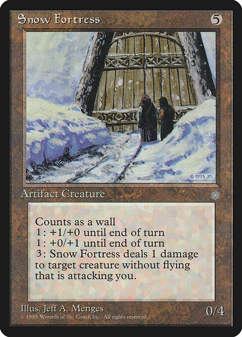 Snow Fortress — art by Jeff A. Menges