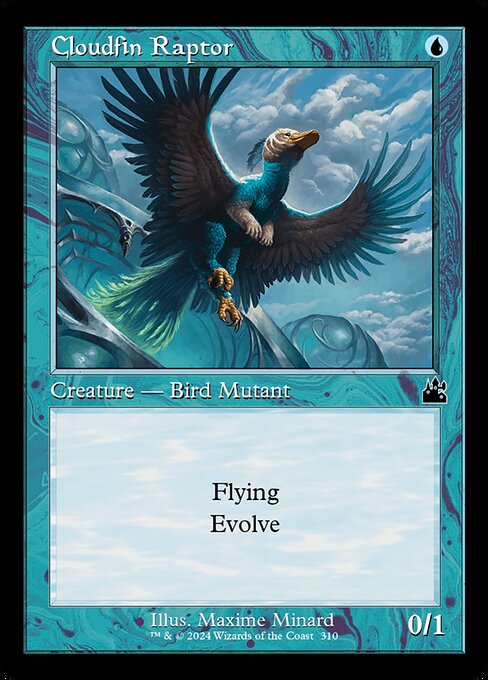 Cloudfin Raptor — art by Maxime Minard