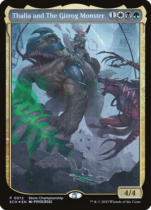 Thalia and The Gitrog Monster — art by PINDURSKI