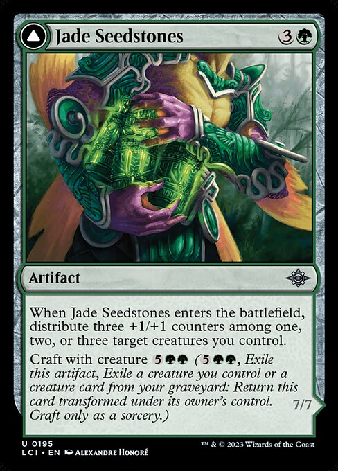 Jade Seedstones // Jadeheart Attendant — art by Alexandre Honoré
