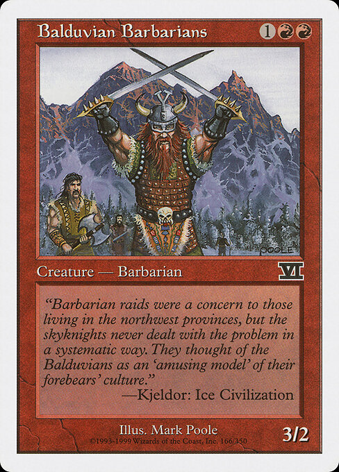 Balduvian Barbarians — art by Mark Poole