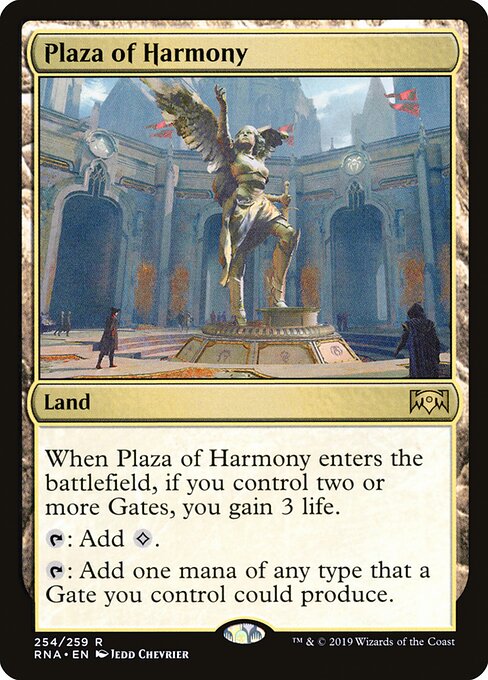 Plaza of Harmony — art by Jedd Chevrier
