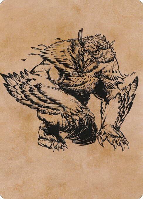 Owlbear // Owlbear — art by Pedro Potier