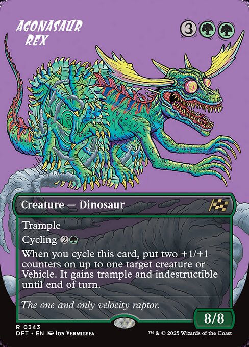Agonasaur Rex — art by Jon Vermilyea
