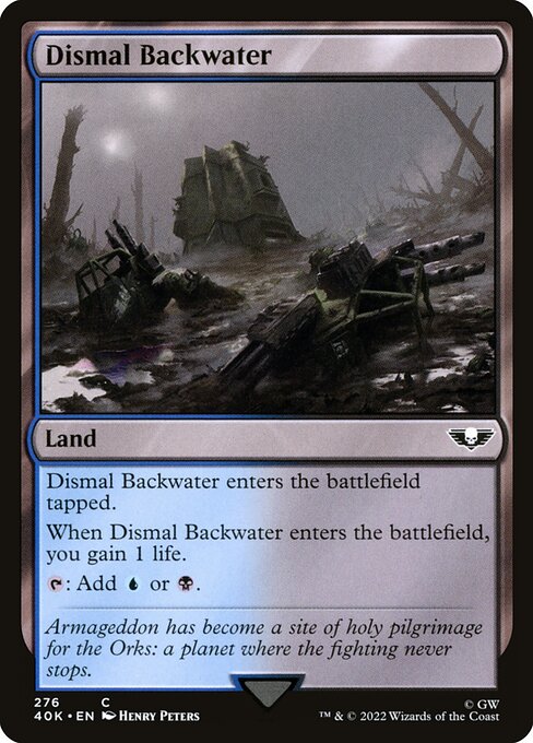 Dismal Backwater — art by Henry Peters