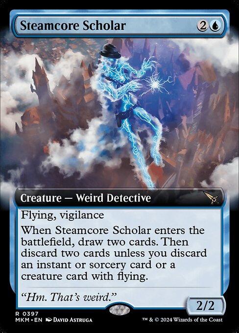 Steamcore Scholar — art by David Astruga