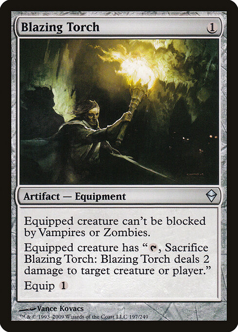 Blazing Torch — art by Vance Kovacs