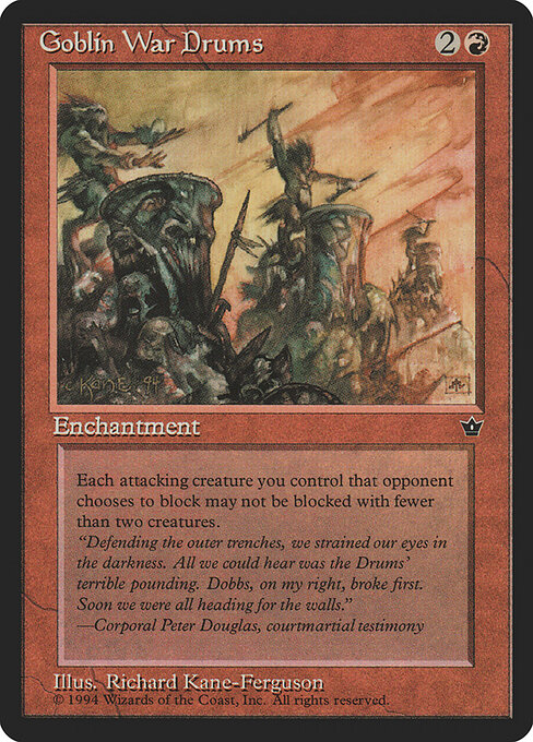 Goblin War Drums — art by Richard Kane Ferguson
