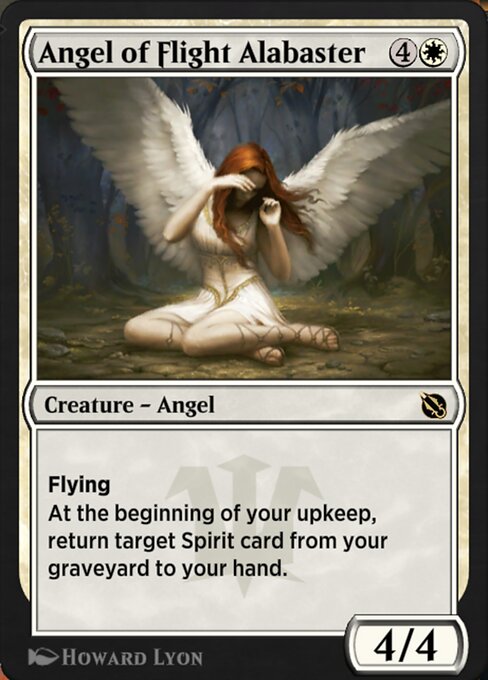 Angel of Flight Alabaster — art by Howard Lyon