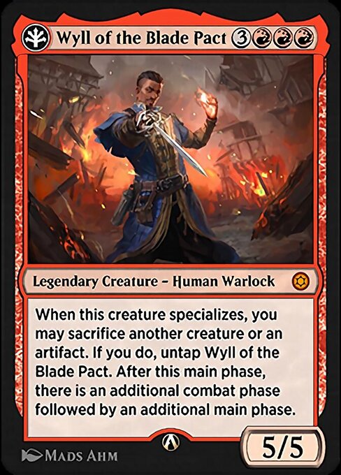 Wyll of the Blade Pact — art by Mads Ahm