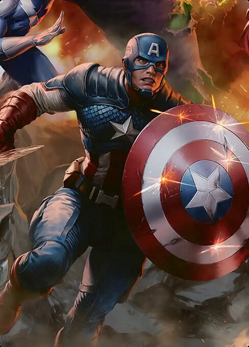 Captain America, Unbowed // Captain America, Unbowed — art by Thanh Tuấn