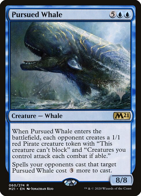 Pursued Whale — art by Jonathan Kuo