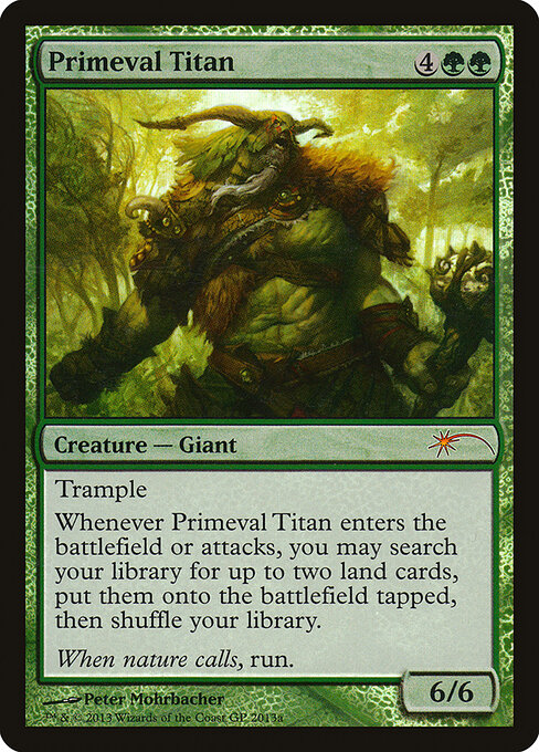 Primeval Titan — art by Peter Mohrbacher