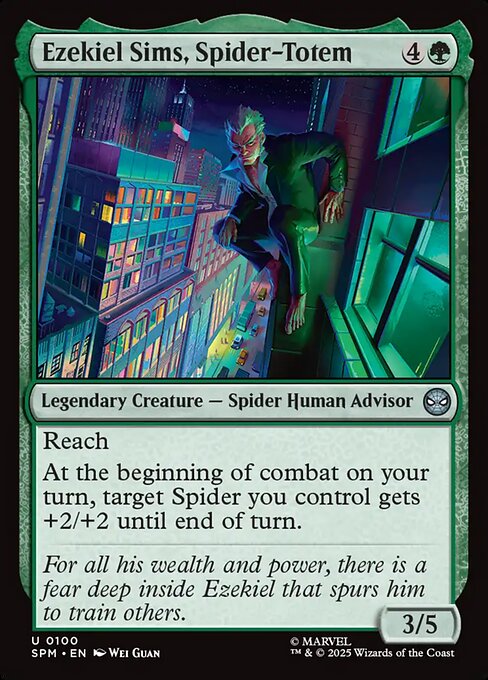 Ezekiel Sims, Spider-Totem — art by Wei Guan