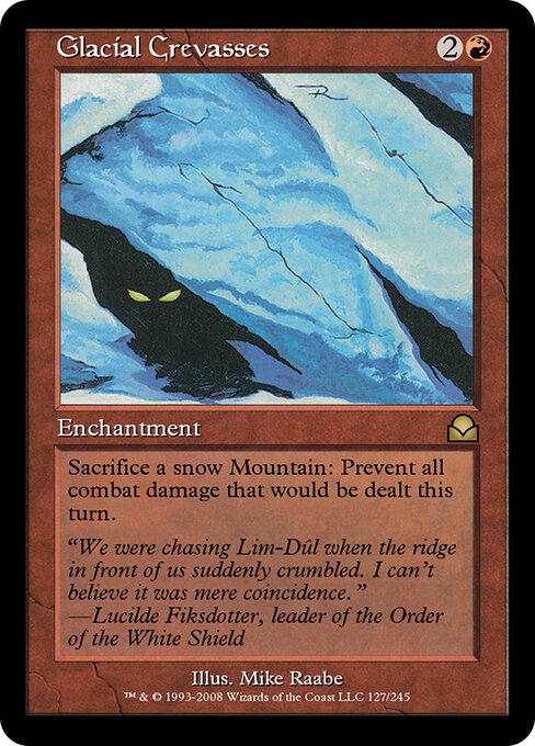 Glacial Crevasses — art by Mike Raabe
