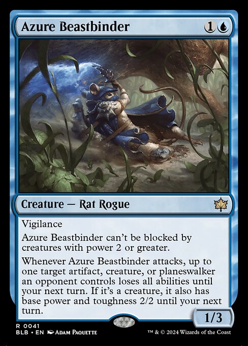 Azure Beastbinder — art by Adam Paquette