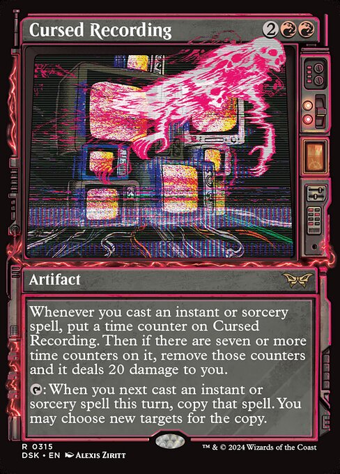 Cursed Recording — art by Alexis Ziritt