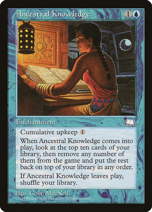 Ancestral Knowledge — art by Colin MacNeil
