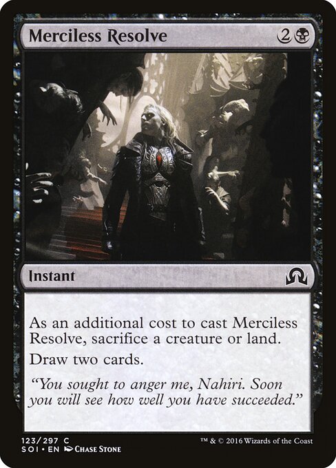 Merciless Resolve — art by Chase Stone