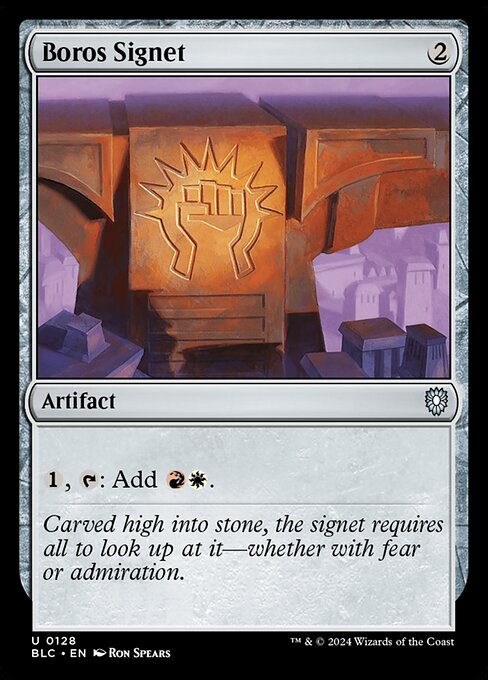 Boros Signet — art by Ron Spears