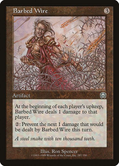 Barbed Wire — art by Ron Spencer