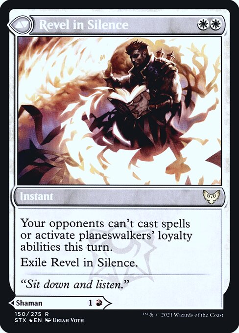 Flamescroll Celebrant // Revel in Silence — art by Uriah Voth