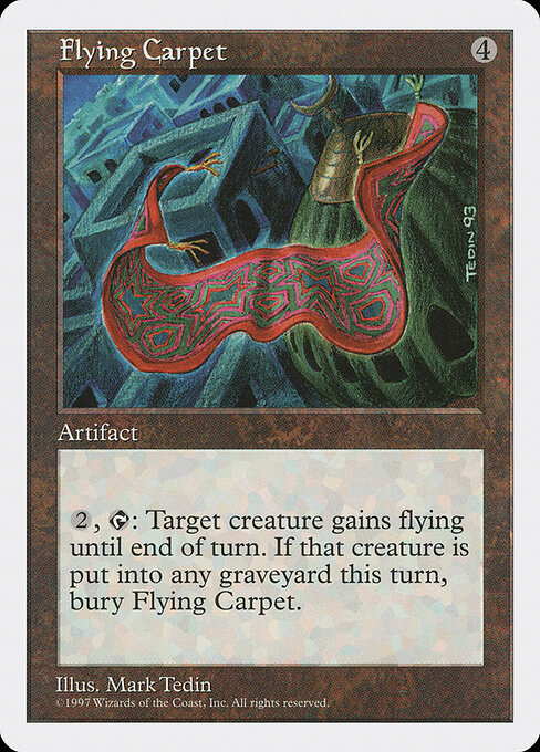 Flying Carpet — art by Mark Tedin