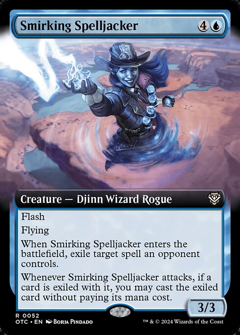 Smirking Spelljacker — art by Borja Pindado