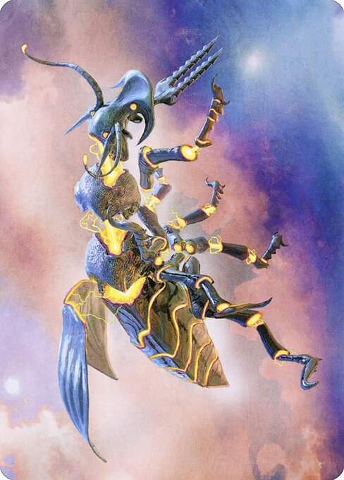 Zabaz, the Glimmerwasp // Zabaz, the Glimmerwasp — art by Jason Felix