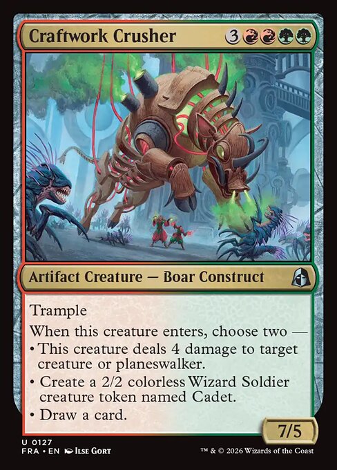 Craftwork Crusher — art by Ilse Gort