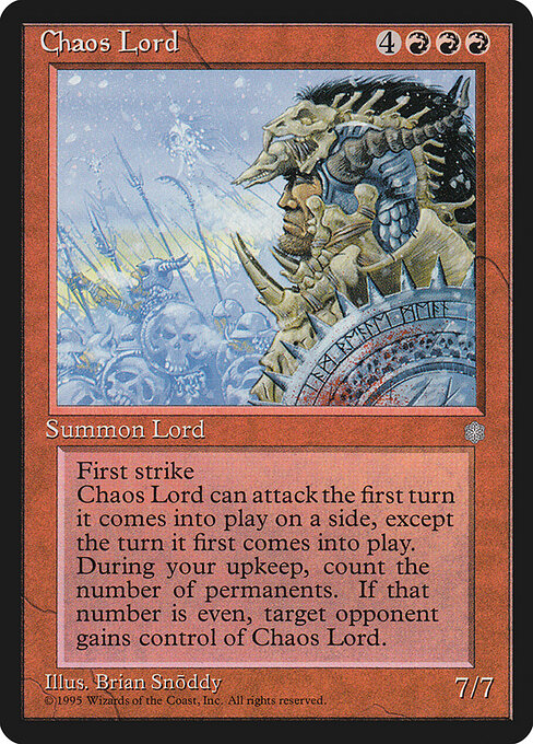 Chaos Lord — art by Brian Snõddy