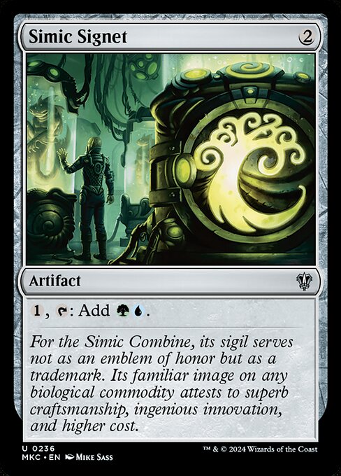 Simic Signet — art by Mike Sass