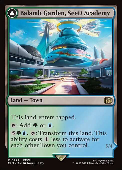 Balamb Garden, SeeD Academy // Balamb Garden, Airborne — art by Jonas De Ro