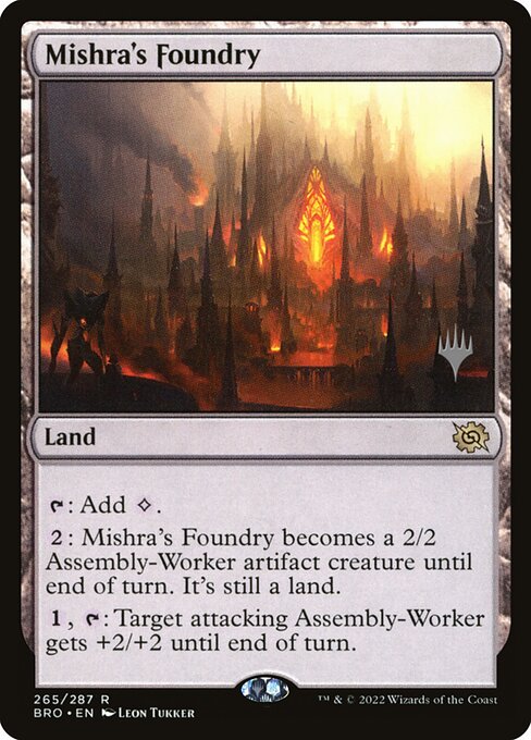 Mishra's Foundry — art by Leon Tukker