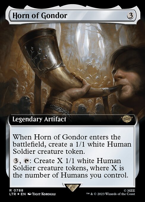 Horn of Gondor — art by Yigit Koroglu