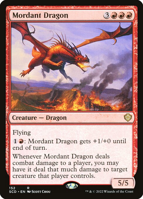 Mordant Dragon — art by Scott Chou